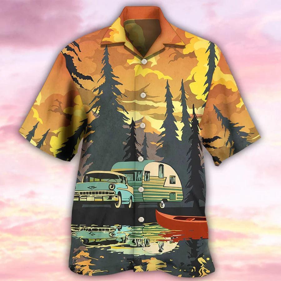 Camping Hawaiian Shirt, Let's Go Camping Hawaiian Shirt For Summer, Camping I'm Done Nursing Aloha Shirt - Perfect Gift For Men, Women, Camping Lover - Image 2