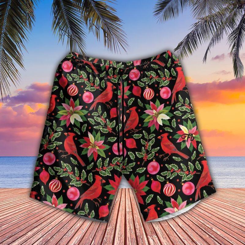 Cardinal Aloha Hawaiian Shirt - Cardinal Pattern Hawaiian Shirt, Christmas Decorations Pattern Hawaiian Shirt For Men & Women, Cardinal Lover - Image 3