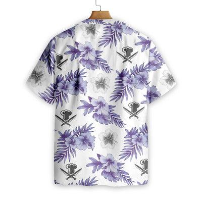 Chef Hawaiian Shirt, Aloha Chef With Knives Aloha Shirt For Men - Perfect Gift For Chef, Husband, Boyfriend, Friend, Family - Image 3