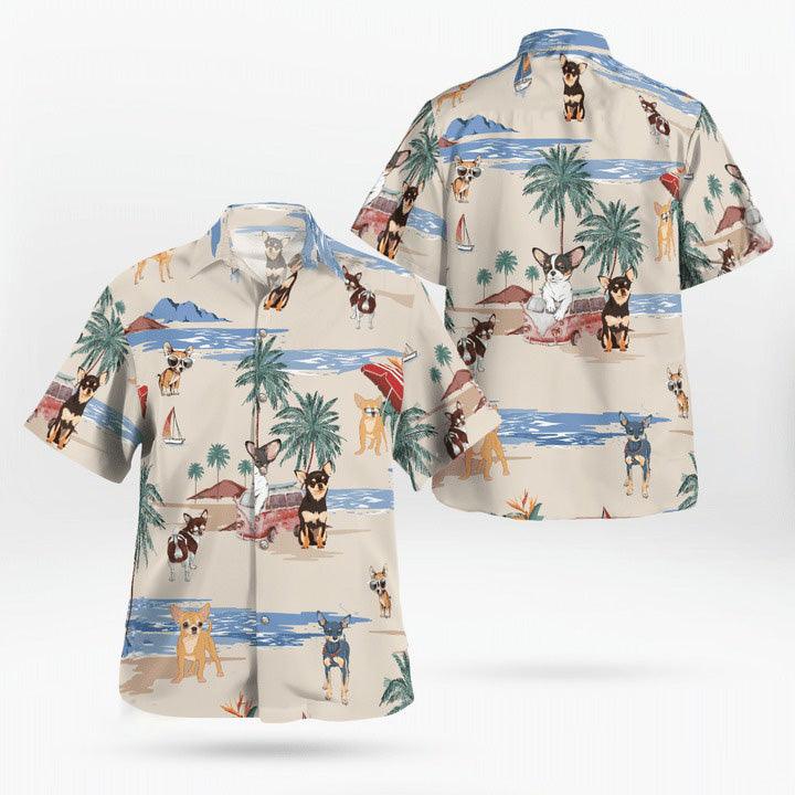 Chihuahua Aloha Hawaiian Shirt, Chihuahua Beach Hawaiian Shirt, Aloha Shirt For Summer - Perfect Gift For Men, Women, Dog Lover, Friend, Family - Image 4