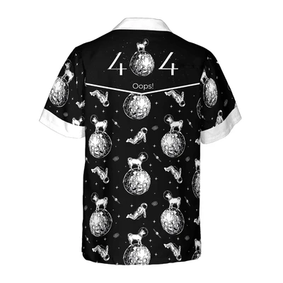 Chihuahua Hawaiian Shirt,  Chihuahua In Space Aloha Shirt For Men - Perfect Gift For Chihuahua Lovers, Husband, Boyfriend, Friend, Family - Image 3
