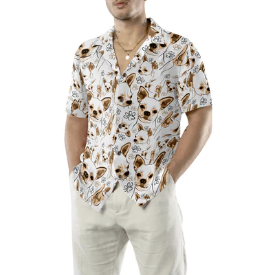 Chihuahua Hawaiian Shirt, Chihuahua Lover, Cute Chihuahua Aloha Shirt For Men - Perfect Gift For Chihuahua Lovers, Husband, Boyfriend, Friend, Family - Image 5