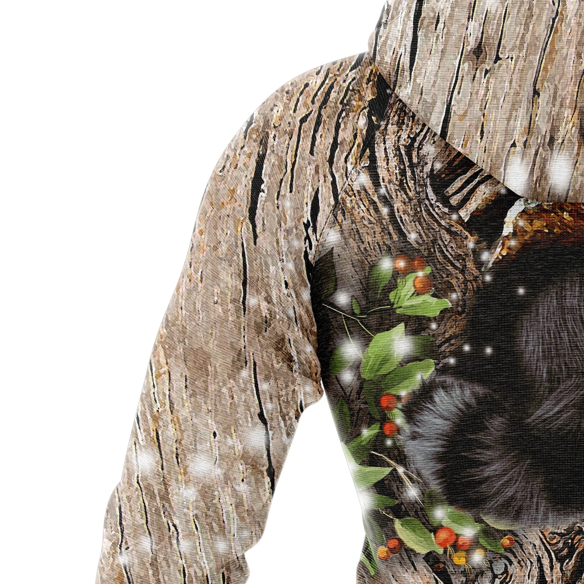 Christmas Raccoon Pullover Premium Hoodie, Perfect Outfit For Men And Women On Christmas New Year Autumn Winter - Image 7