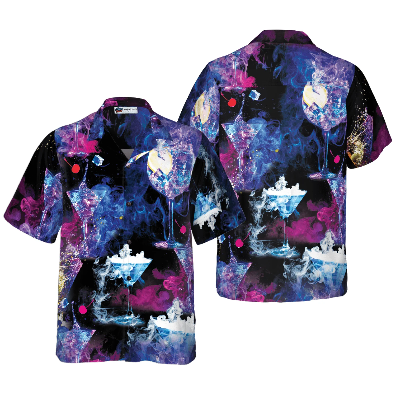 Cocktail Bartender Hawaiian Shirt - Colorful Summer Aloha Shirt For Men Women, Perfect Gift For Friend, Family, Husband, Wife, Boyfriend, Girlfriend