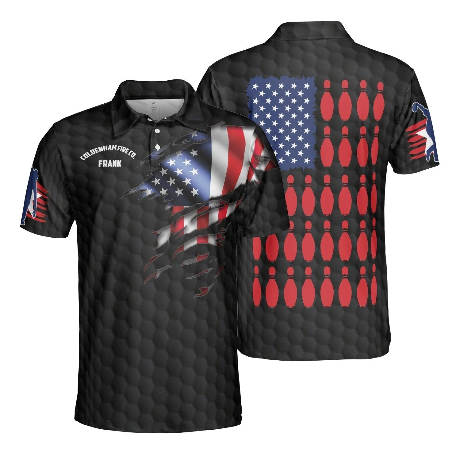 Coldenham Fire Co Custom Polo Shirt - Personalized Polo Shirt, Best Gift For Coldenham Fire Co - Image 2