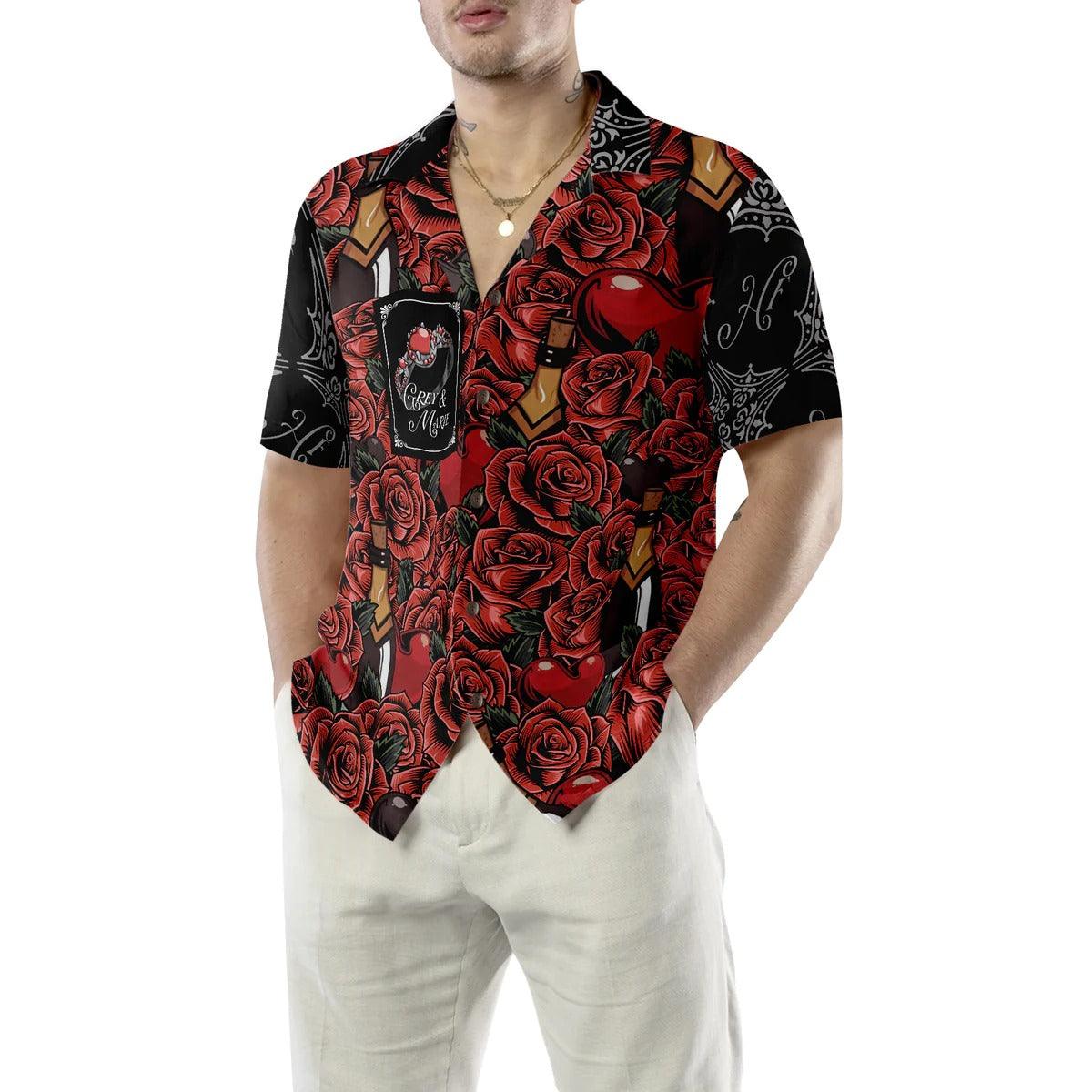 Color Of Love Red Flower Sticker Custom Hawaiian Shirt - Perfect Gift For Lover, Friend, Family - Image 6