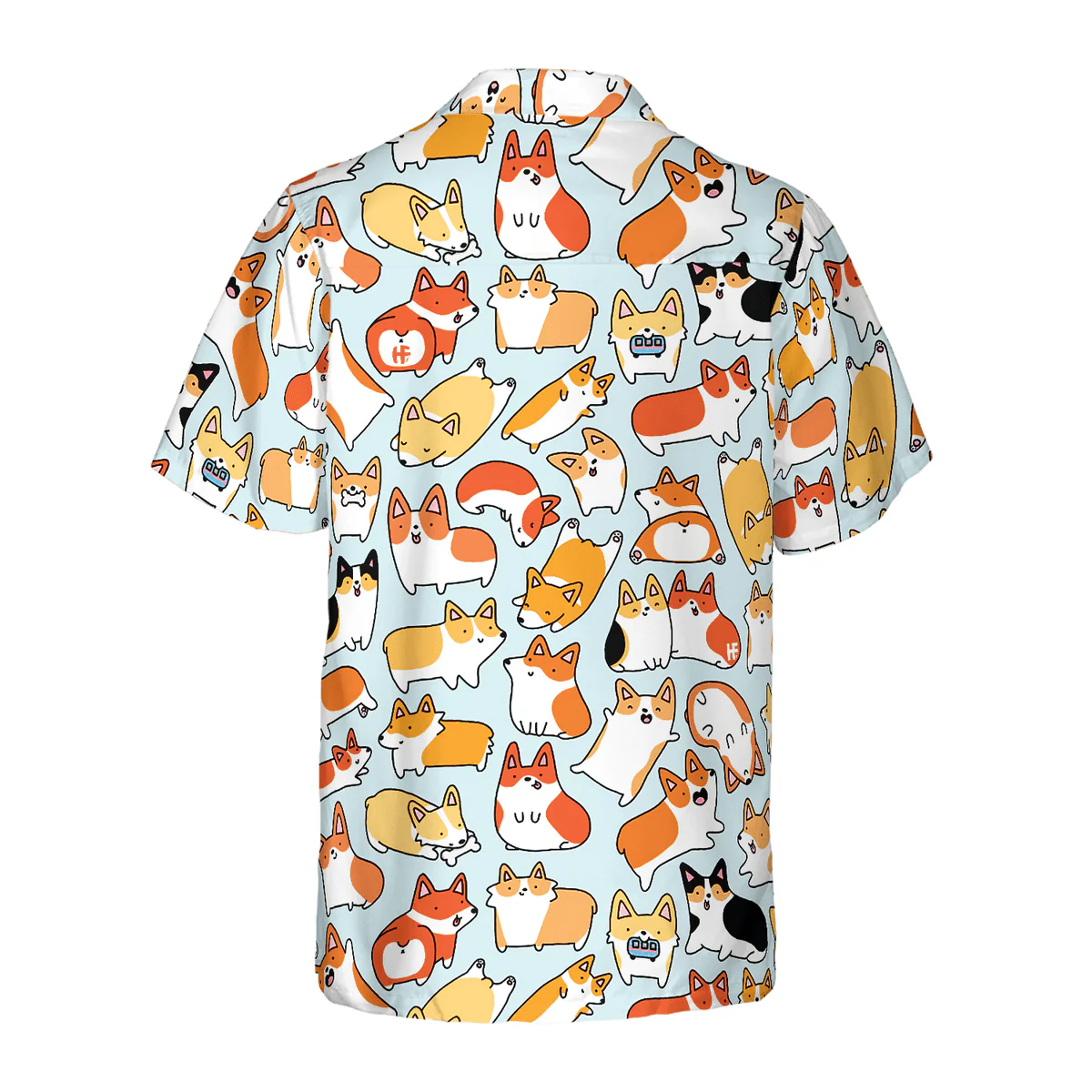 Corgi Hawaiian Shirt, Corgi World Aloha Shirt For Men - Perfect Gift For Corgi Lover, Husband, Boyfriend, Friend, Family - Image 3