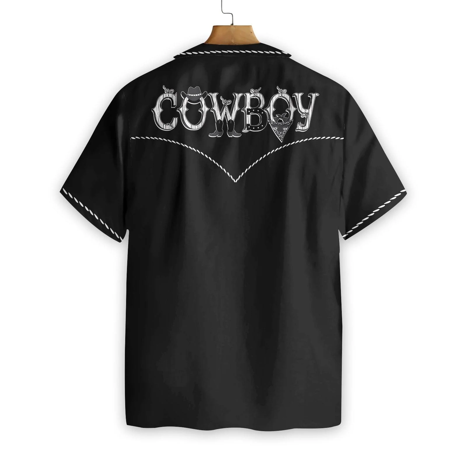 Cowboy Rodeo Texture Hawaiian Shirt, Vintage Embroidered Texas Western, Texas Native, Summer Aloha Shirt Perfect Unique Gift For Men Women - Image 2