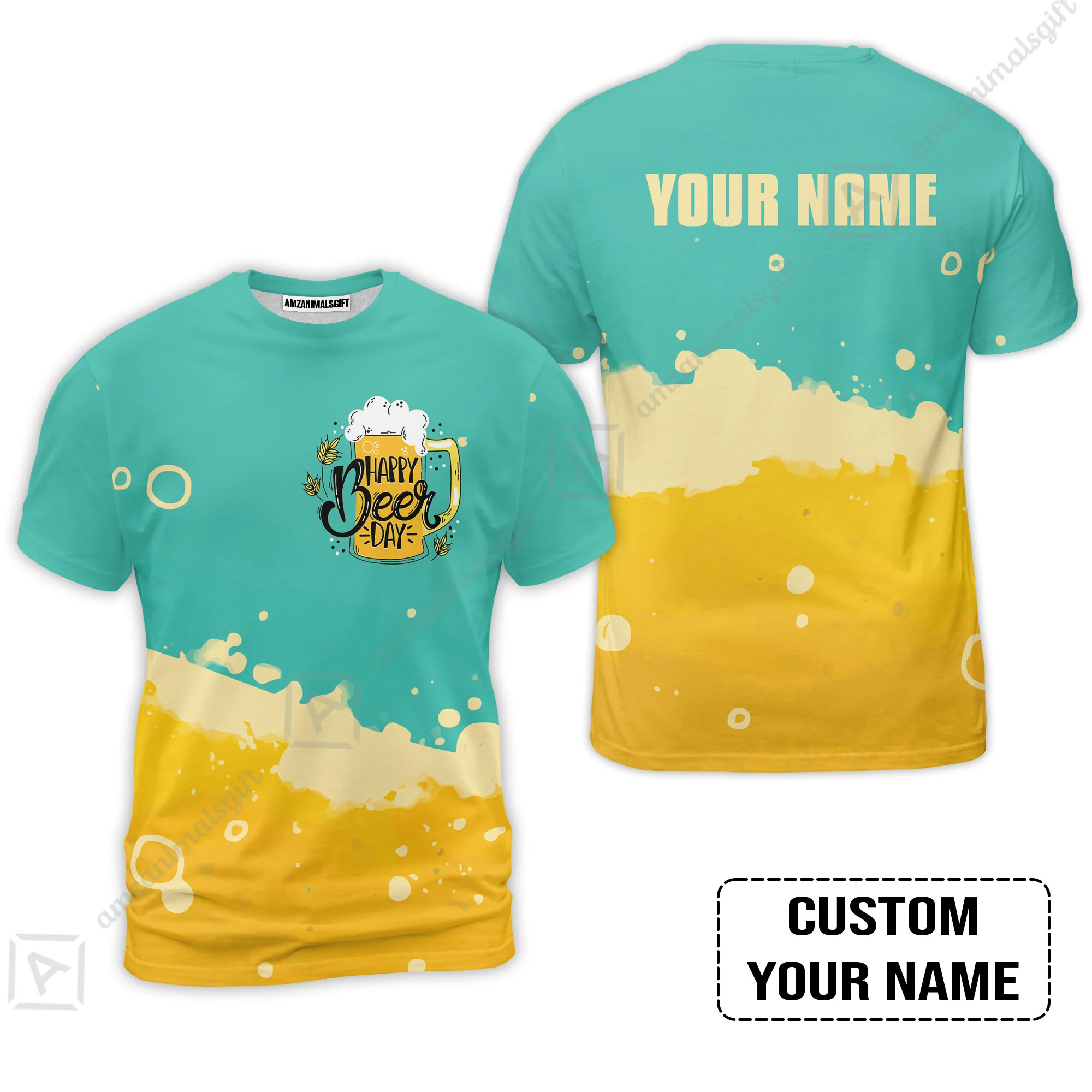 Custom Beer Pattern Design Oktoberfest Beer Festival Performance Baseball Jersey - Image 3