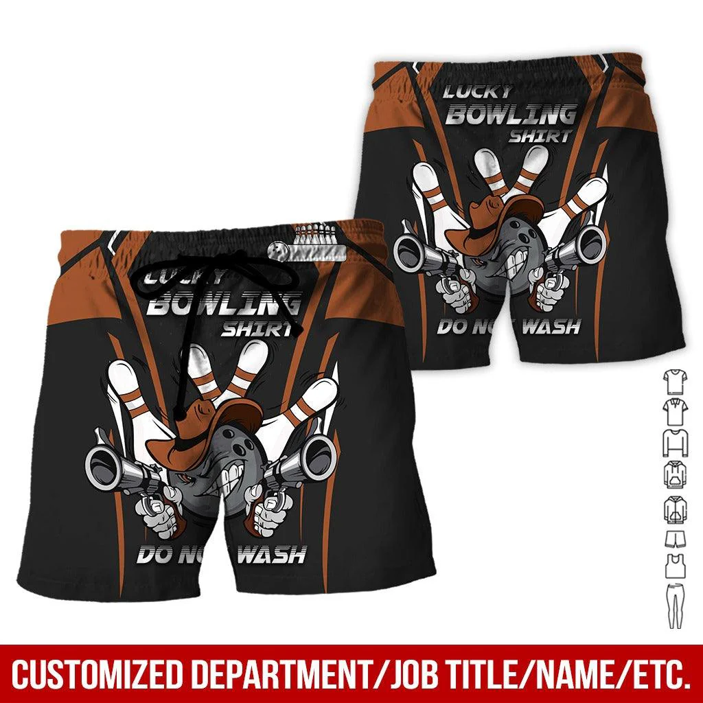 Custom Bowling Aloha Hawaiian Shirt - Bowling Ball And Guns Cowboy Do Not Wash Bowling Personalized Name Hawaiian Shirt For Men & Women, Bowling Lover - Image 7