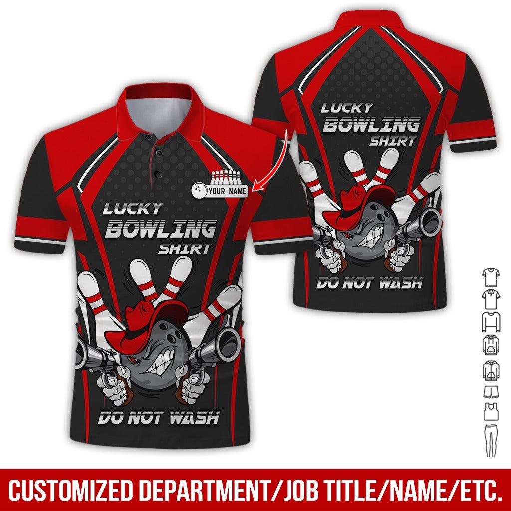 Custom Bowling Men Polo Shirt - Amazing Lucky Bowling Shirt Do Not Wash Personalized Name Polo Shirt - Perfect Bowling Gift For Men, Bowling Lover - Image 5