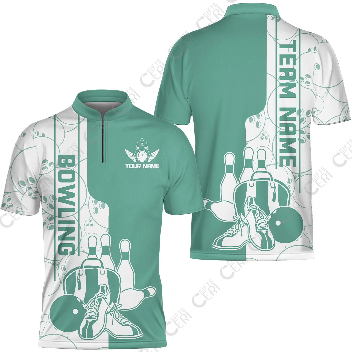 Custom Bowling Team Jersey Bowling Shoes Polo Shirts, Bowling Team Uniforms, Personalized Name And Team Name - Image 28