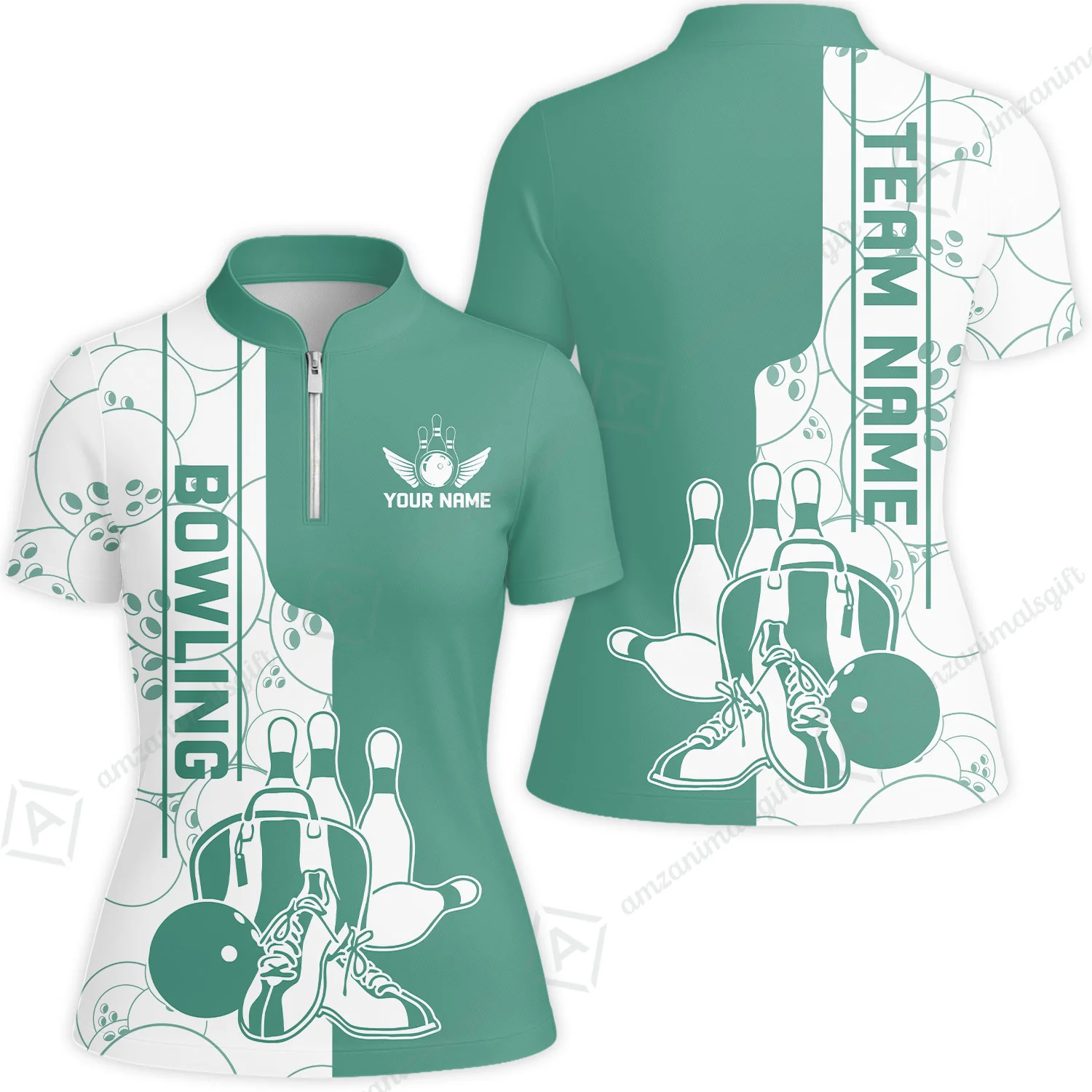 Custom Bowling Team Jersey Bowling Shoes Polo Shirts, Bowling Team Uniforms, Personalized Name And Team Name - Image 37