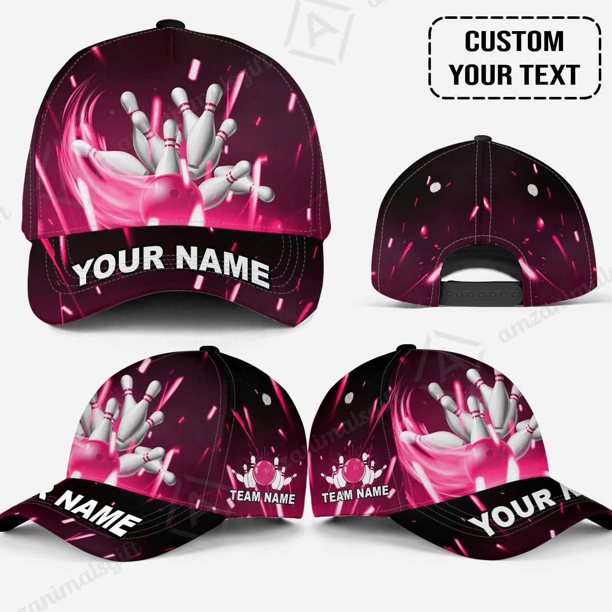 Custom Bowling Team Jerseys Polo Shirts, Bowling uniforms Flame Bowling Ball And Pins Short Sleeve Polo For Men Women Bowlers - Image 20