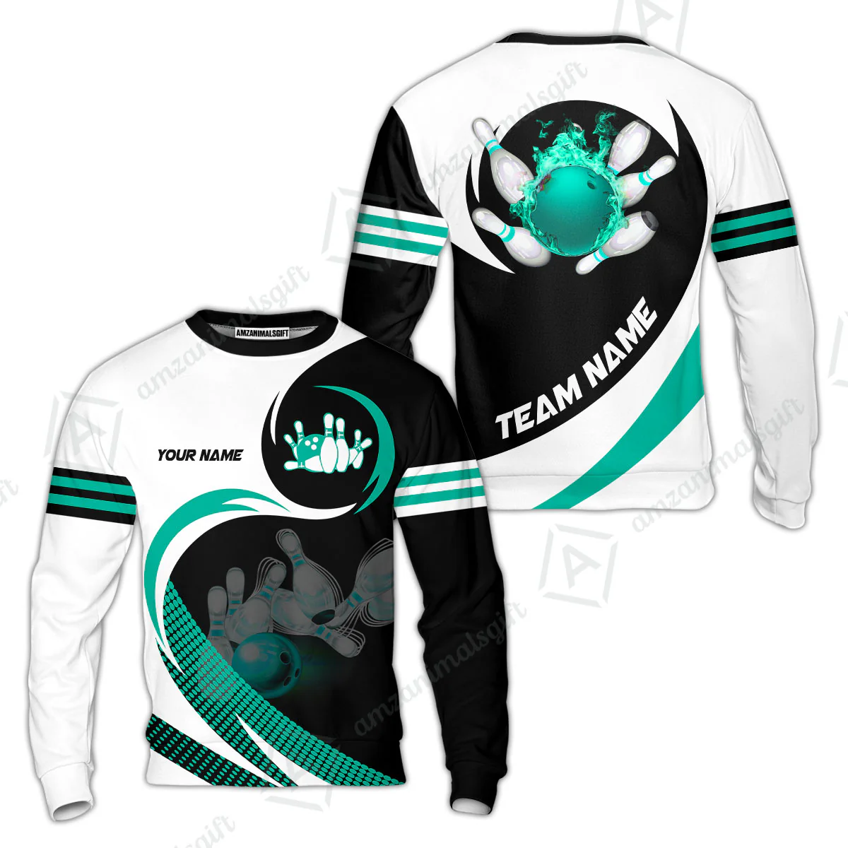 Custom Bowling Team Jersey Shirts, Custom Flame Ball Bowling Uniforms Unisex Polo, Multi Colors Personalized Name And Team Name - Image 38