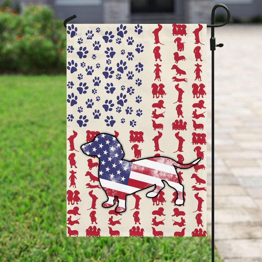 Dachshund Dog 4th July American Flag, Dachshund Dog Independence Day American Flag, Fourth Of July American Flag, Happy 4th Of July USA Flag - Image 6