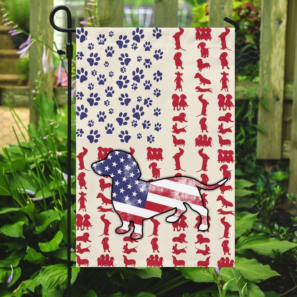 Dachshund Dog 4th July American Flag, Dachshund Dog Independence Day American Flag, Fourth Of July American Flag, Happy 4th Of July USA Flag - Image 7