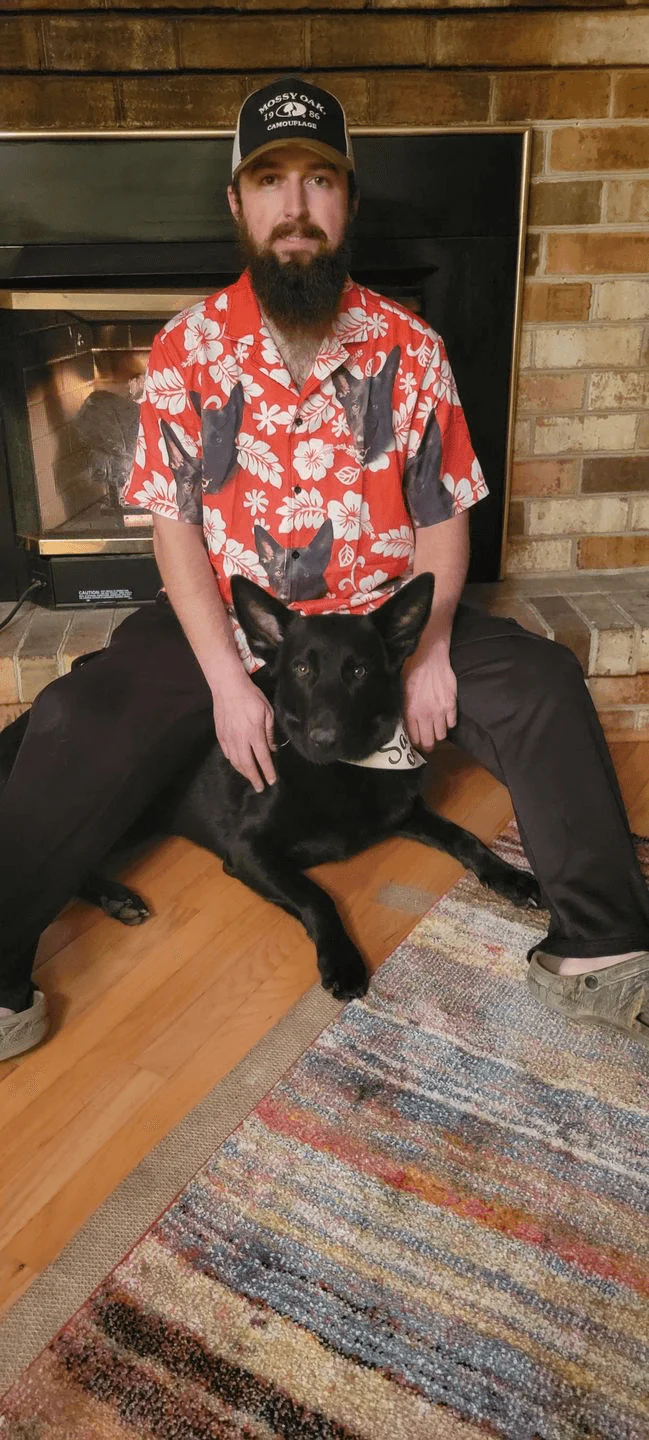 Custom Dog Face Aloha Hawaiian Shirts With Dog Face - Leaves Flowers Pattern Red Color Aloha Shirt - Personalized Hawaiian Shirts & Tops For Men Women - Image 6
