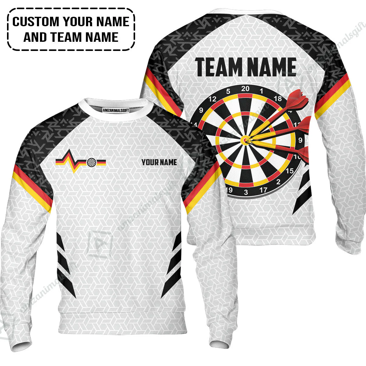 Custom Germany Darts Hawaiian Shirt, Personalized Darts For Team Hawaiian Shirt - Image 3