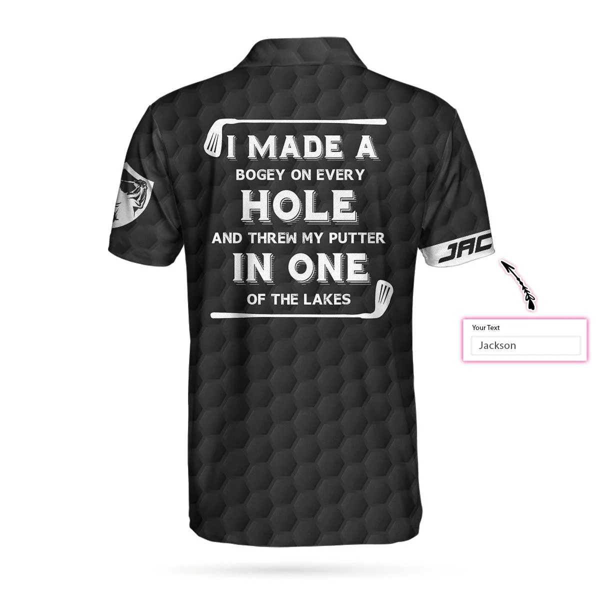 Custom Golf Men Polo Shirt - Personalized Golf Gift, I Made A Bogey On Every Hole Custom Men Golf Polo Shirt - Perfect Polo Shirt For Men, Golfers - Image 4