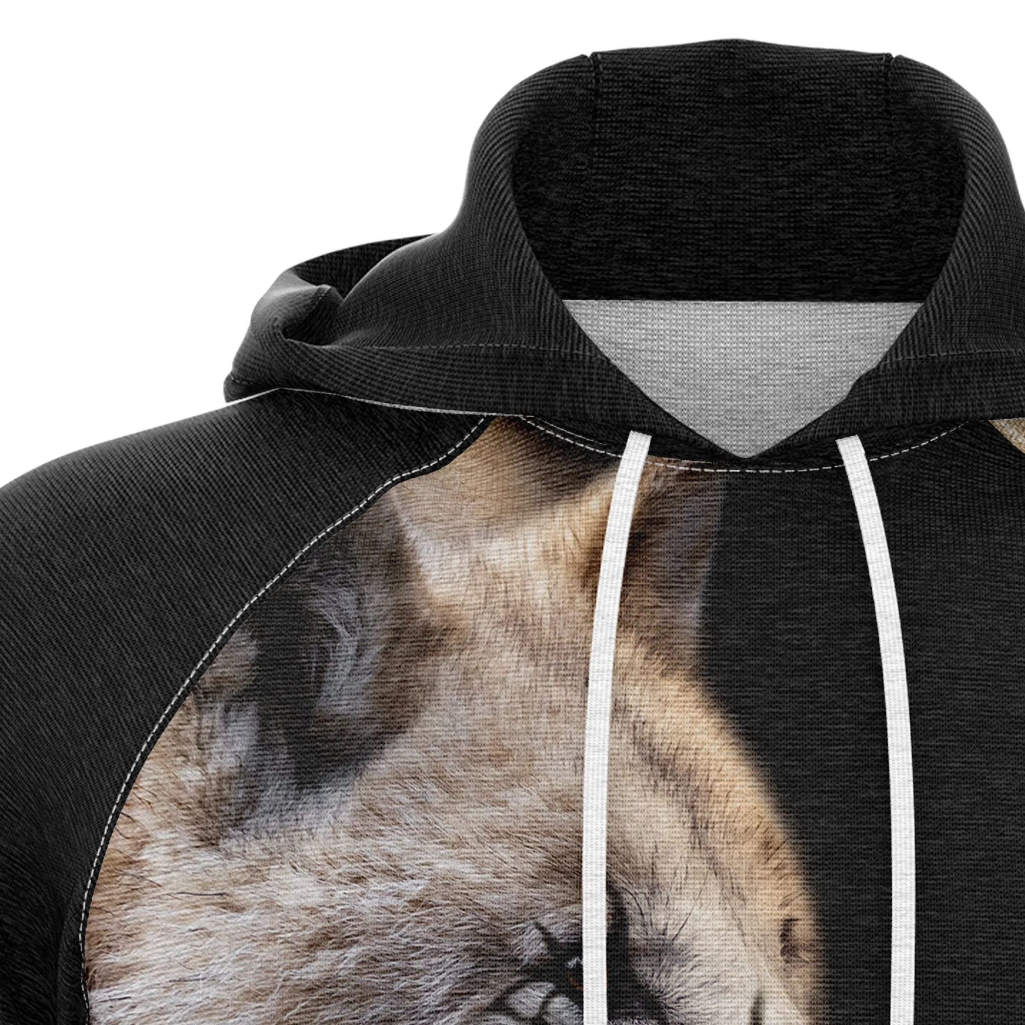 Custom Name Gray Wolf Pullover Premium Hoodie, Perfect Outfit For Men And Women On Christmas New Year Autumn Winter - Image 2