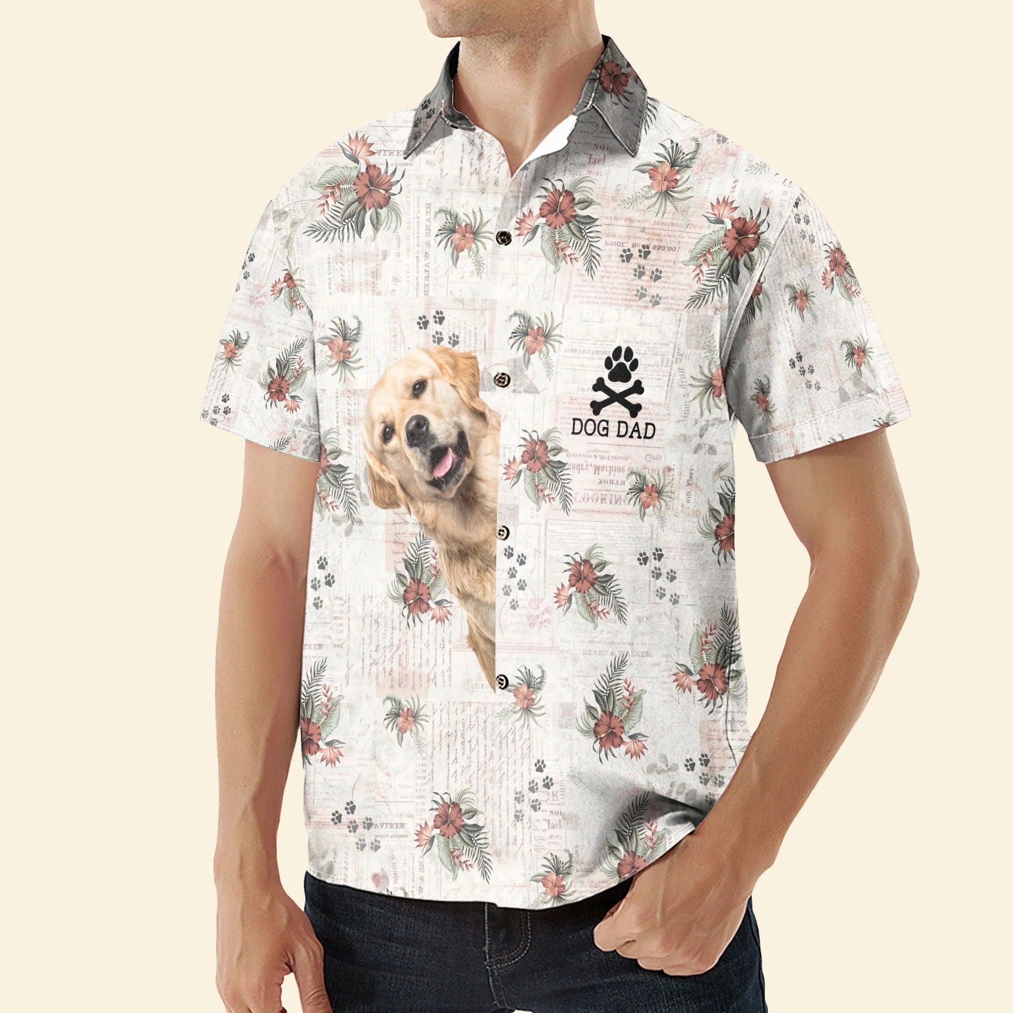 Custom Pet Dog Hawaiian shirt - Personalized Hawaiian Shirt For Summer - Loving, Birthday Gift For Dog Dad, Dog Lover, Dog Owner, Friend, Family - Image 2