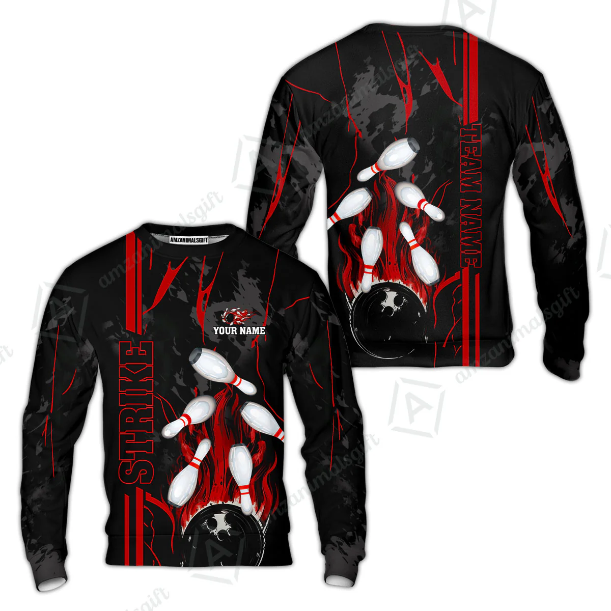 Custom Team Name Bowling Strike Team  Bowling Jersey - Custom Name Bowling Strike Personalized Bowling Polo Shirt - Uniform Shirt For Bowlers - Image 10