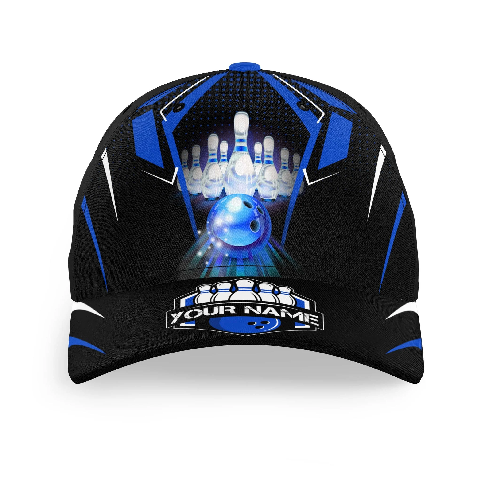 Customized Bowling Classic Cap, Esport Pattern Tenpin Bowling Hat For Men And Women, Bowling Lovers, Bowlers, Team League - Image 2