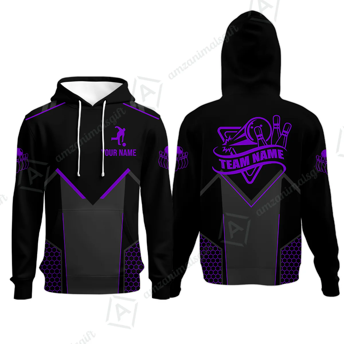 Customized Bowling Jersey Shirt, Bowling Esports Pattern Short Sleeve Jersey For Men Women Bowlers - Image 52