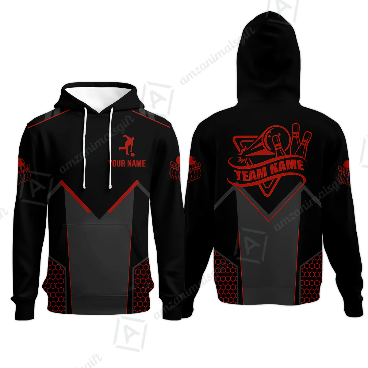 Customized Bowling Jersey Shirt, Bowling Esports Pattern Short Sleeve Jersey For Men Women Bowlers - Image 57