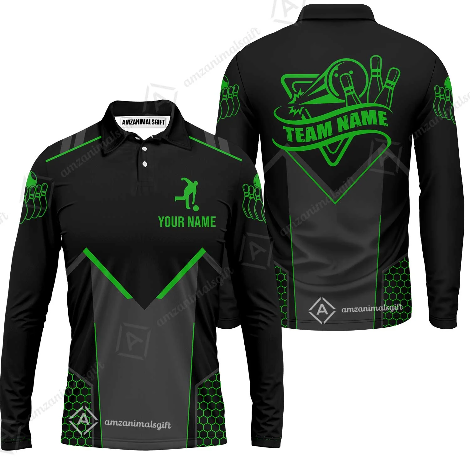 Customized Bowling Jersey Shirt, Bowling Esports Pattern Short Sleeve Jersey For Men Women Bowlers - Image 58