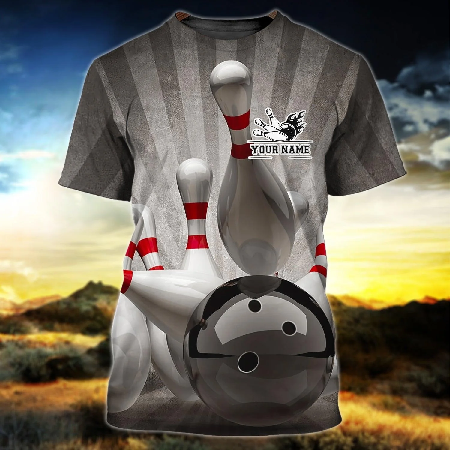 Customized Bowling T Shirt, Personalized Bowling T Shirt For Men And Women, Bowling Team Players Shirt - Perfect Gift For Bowling Lovers, Bowlers - Image 2