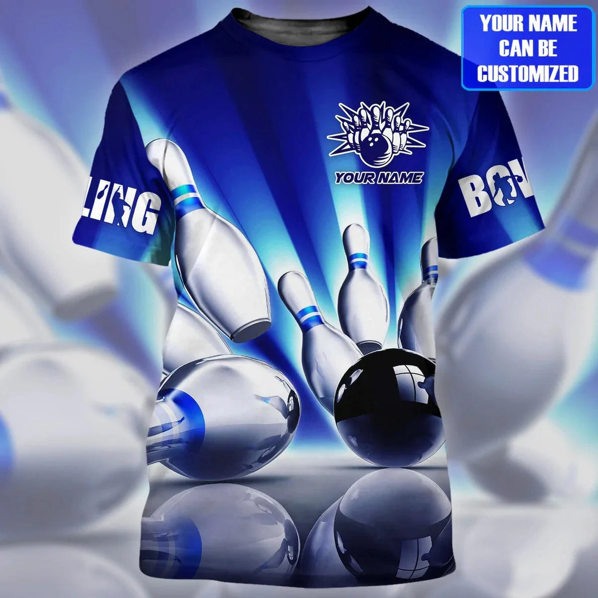 Customized Bowling T Shirt, Personalized Red Bowling T Shirt For Men And Women, Bowling Team Shirt Uniform - Gift For Bowling Lovers