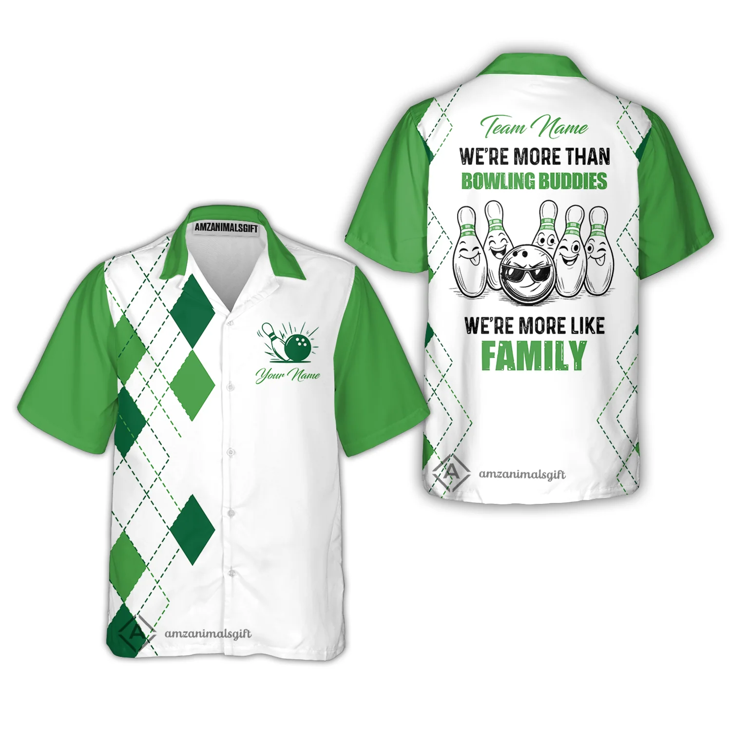 Customized Bowling Team Jersey, We're More Than Bowling Buddies, We're More Like Family Bowling Team Shirt - Image 11
