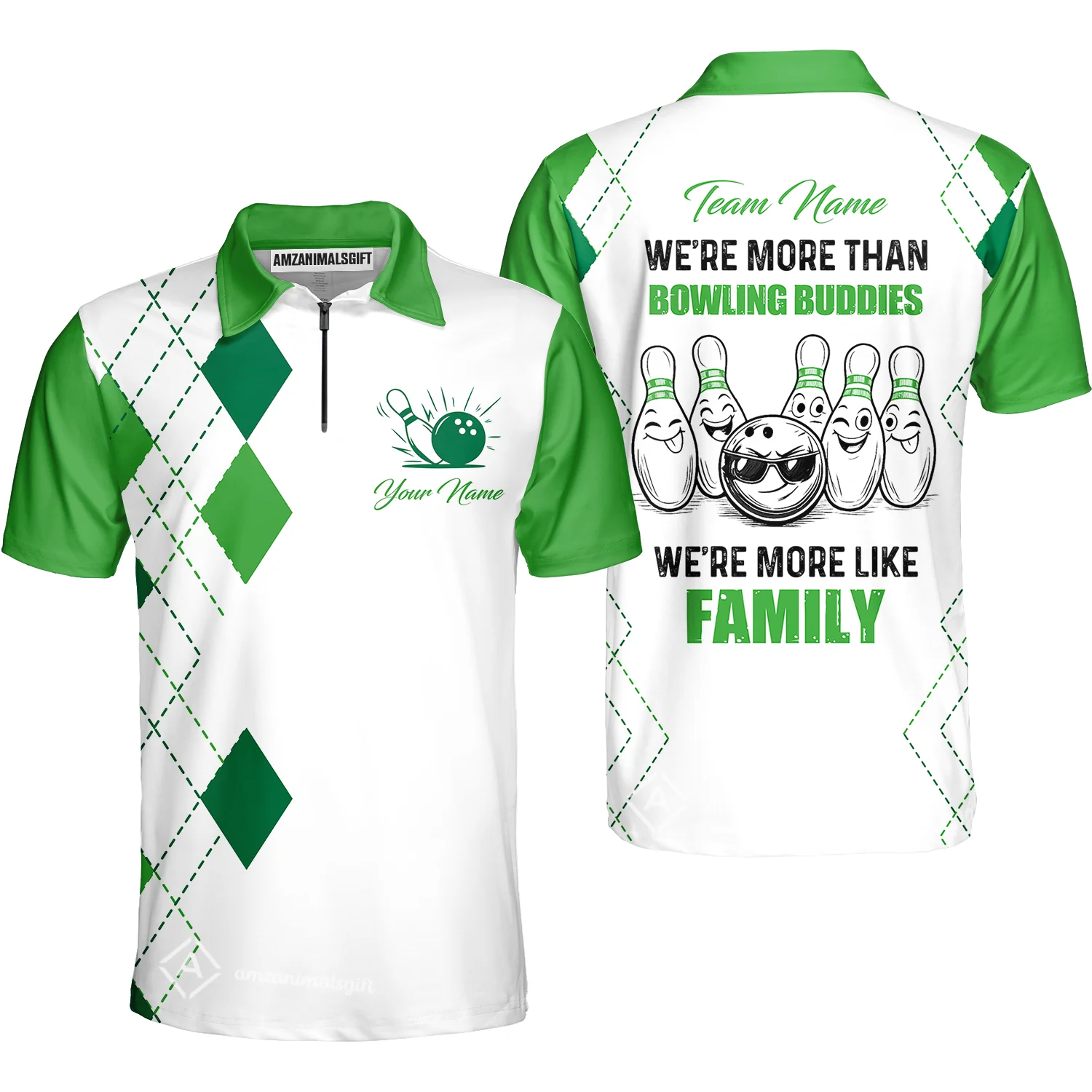 Customized Bowling Team Jersey, We're More Than Bowling Buddies, We're More Like Family Bowling Team Shirt - Image 50