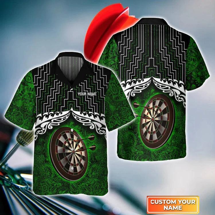 Customized Darts Hawaiian Shirt, Tattoo Darts, Personalized Name Hawaiian Shirt For Men - Perfect Gift For Darts Lovers, Darts Players - Image 5