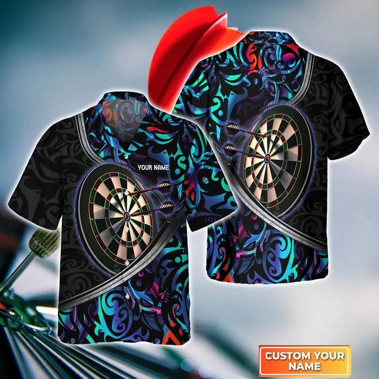 Customized Darts Hawaiian Shirt, Tattoo Darts, Personalized Name Hawaiian Shirt For Men - Perfect Gift For Darts Lovers, Darts Players - Image 6