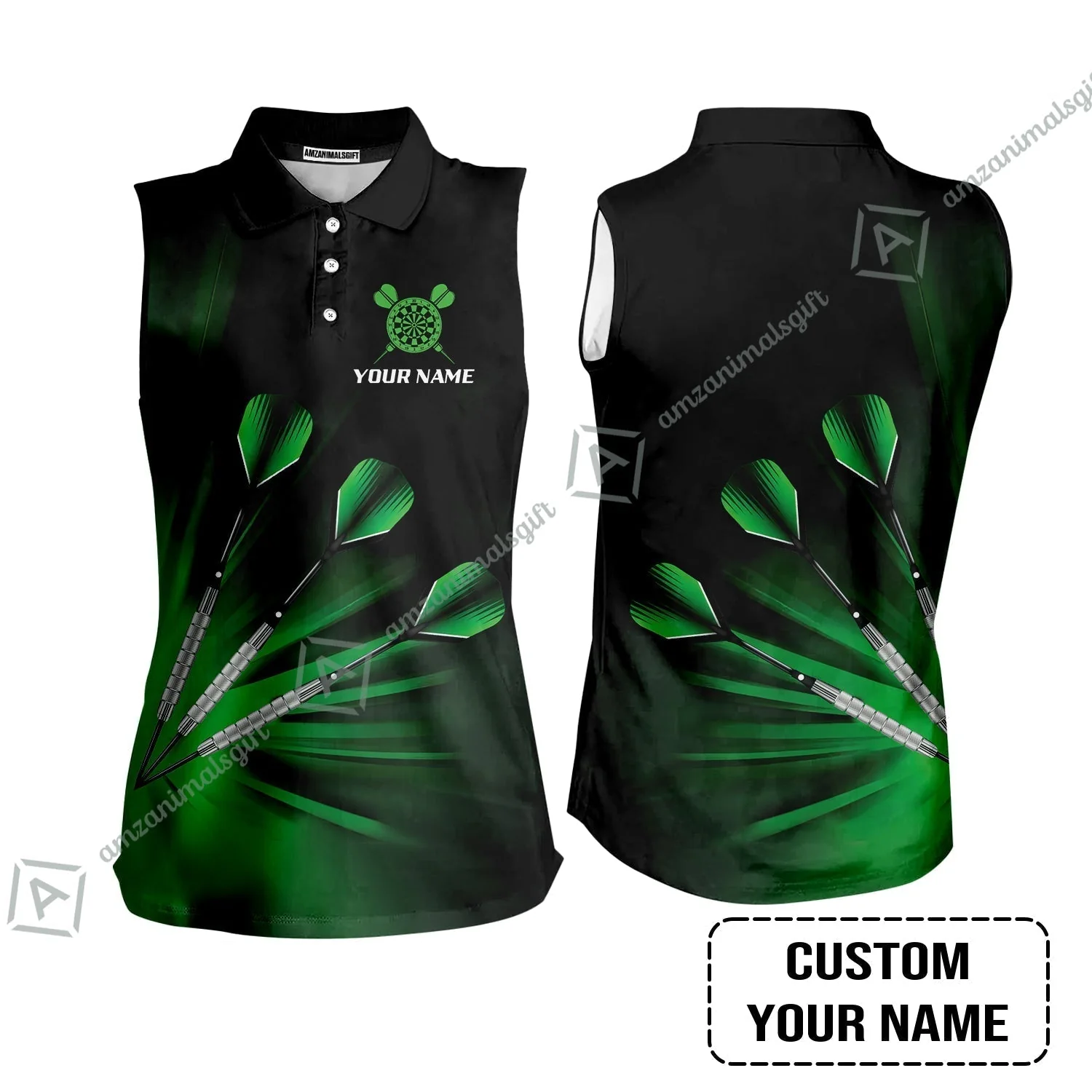 Customized Darts Hoodie, Personalized Name Hoodie - Perfect Gift For Darts Lovers, Darts Players - Image 3