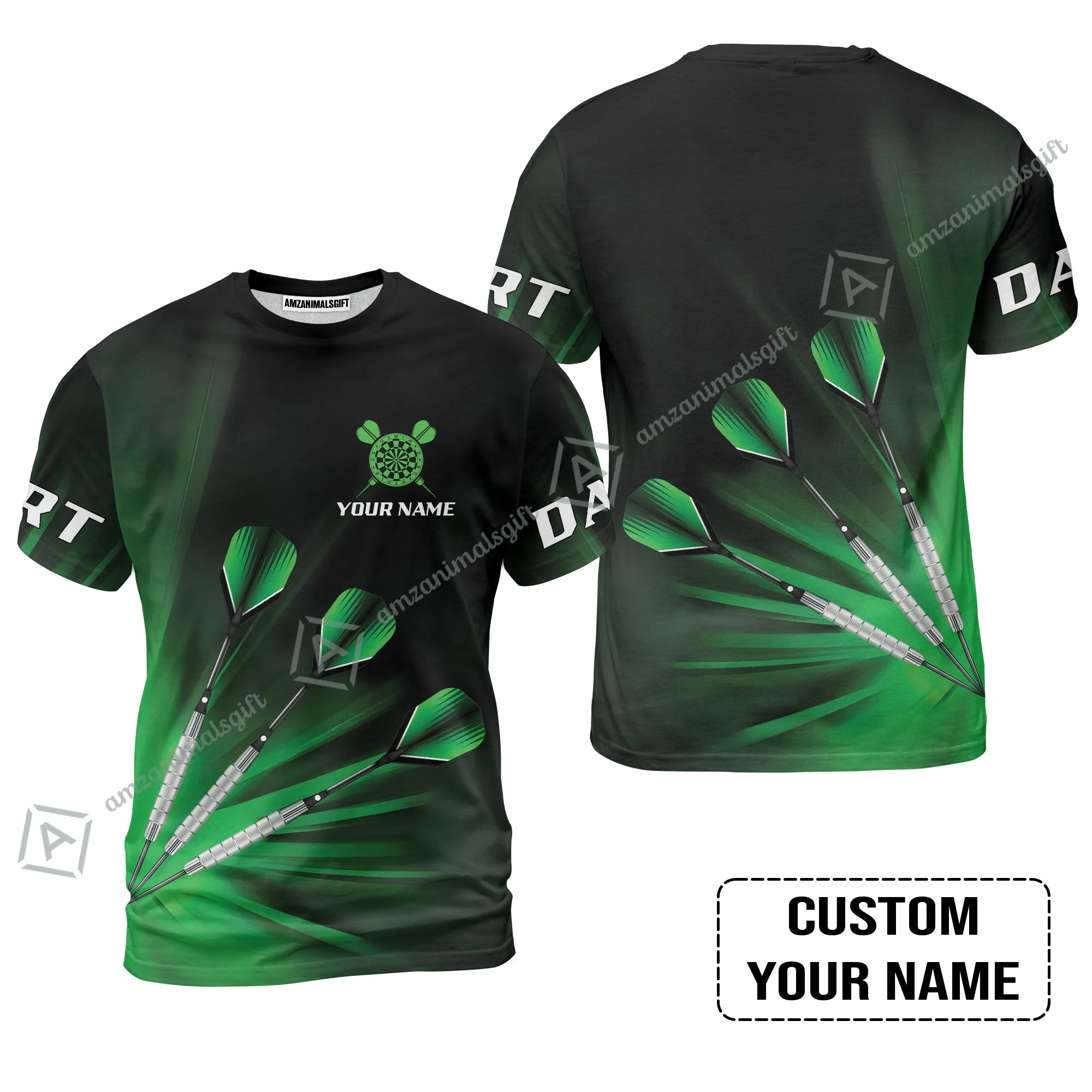 Customized Darts Long Sleeve Men Polo Shirt, Personalized Name Polo Shirt For Men - Perfect Gift For Darts Lovers, Darts Players - Image 9