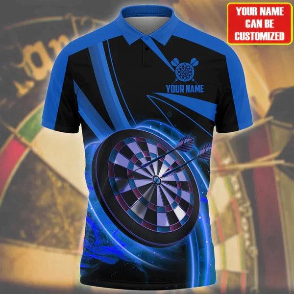 Customized Darts Polo Shirt, Best Darts Player Gift, Personalized Name Polo Shirt For Men  - Perfect Gift For Darts Lovers, Darts Players - Image 6