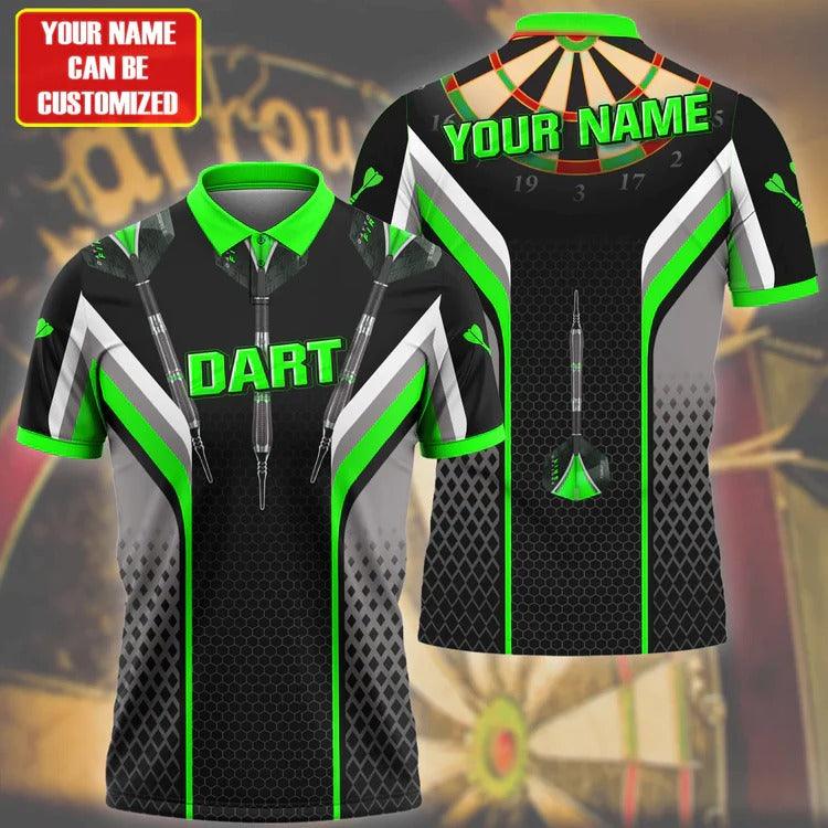 Customized Darts Polo Shirt, Darts Honeycomb, Personalized Name Polo Shirt For Men - Perfect Gift For Darts Lovers, Darts Players - Image 5