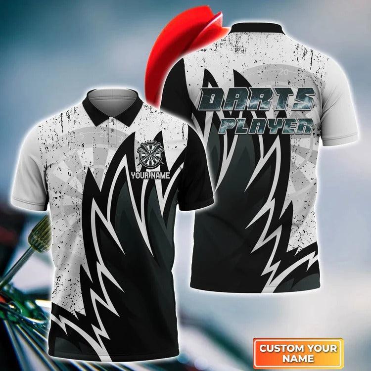 Customized Darts Polo Shirt, Darts Men's Polo Shirt, Personalized Name Polo Shirt For Men - Perfect Gift For Darts Lovers, Darts Players
