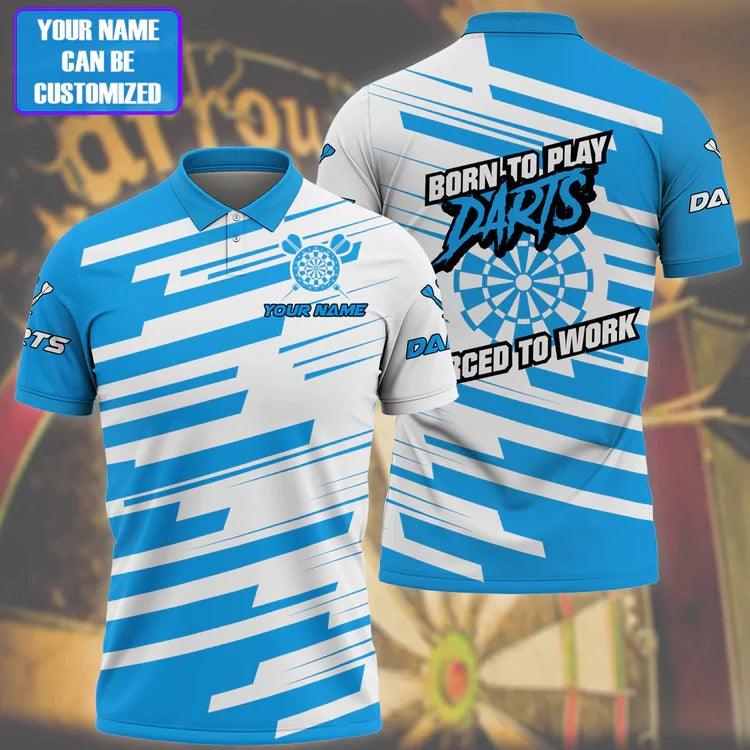 Personalized Darts Polo Shirt Three Darts And Multicolor Light, Perfect Outfits For Darts Players, Darts Team, Darts Lovers - Image 6