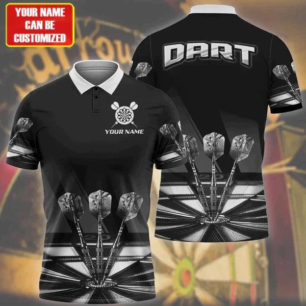 Customized Darts Polo Shirt, Darts Player Uniform, Personalized Name Polo Shirt For Men - Perfect Gift For Darts Lovers, Darts Players - Image 5