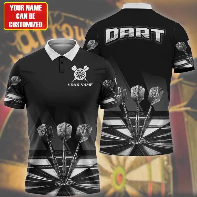 Customized Darts Polo Shirt, Darts Team Polo Shirt, Personalized Name Purple Darts Polo Shirt For Men - Perfect Gift For Darts Lovers, Darts Players - Image 5