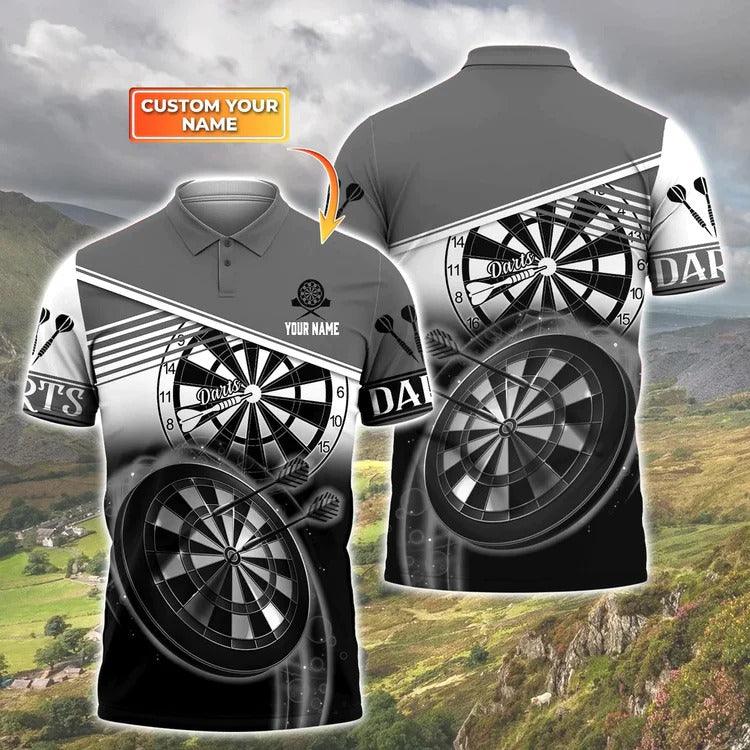 Customized Darts Polo Shirt, Personalized Name Darts Polo Shirt For Men - Perfect Gift For Darts Lovers, Darts Players - Image 6