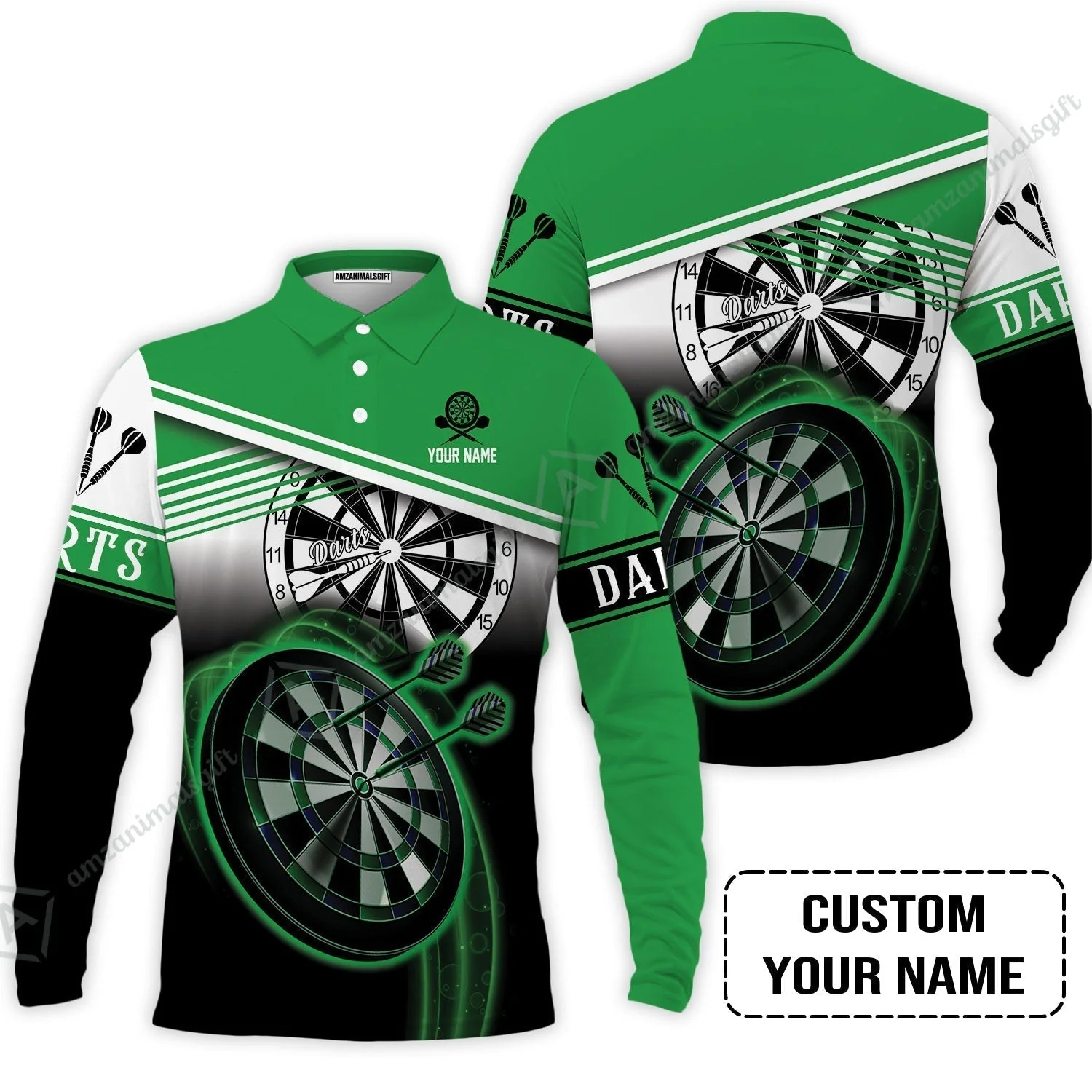 Customized Darts Sweatshirt, Personalized Name Darts Sweatshirt - Perfect Gift For Darts Lovers, Darts Players - Image 6