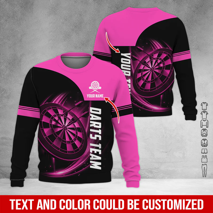 Customized Darts Sweatshirt, Personalized Name & Your Darts Team Name Sweatshirt For Men & Women, Perfect Gift For Darts Lovers, Friend, Family - Image 10
