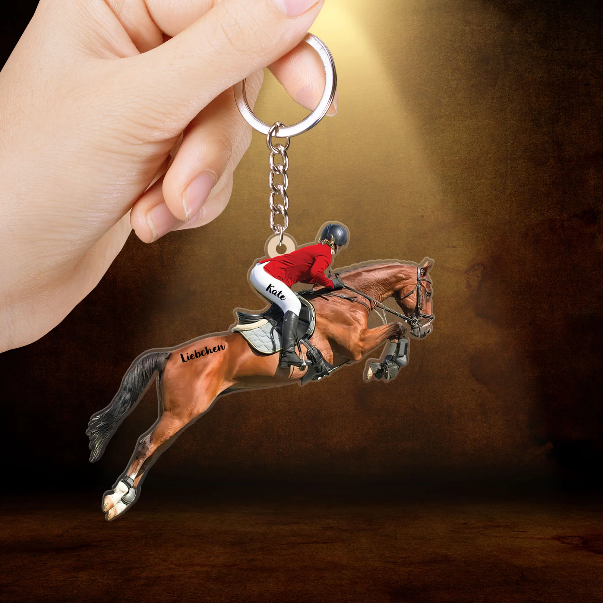 Customized Equestrian Girl Christmas Car Ornament, Equestrian Car Ornament Gift For Horse Lovers, Her, Wife, Christmas Gifts - Image 4