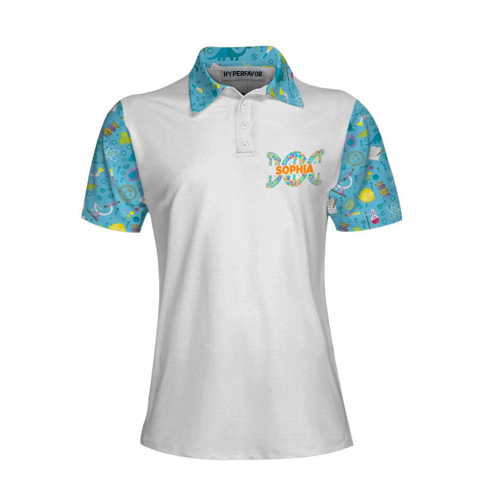 Customized Name Biology Women Polo Shirts - There's No Crying In Biology Custom Women Polo - Perfect Gift For Women, Biology Lovers
